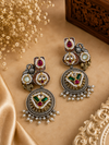 Fanah pink earrings