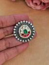 MAYA FLOWER KUNDAN RING image 0
