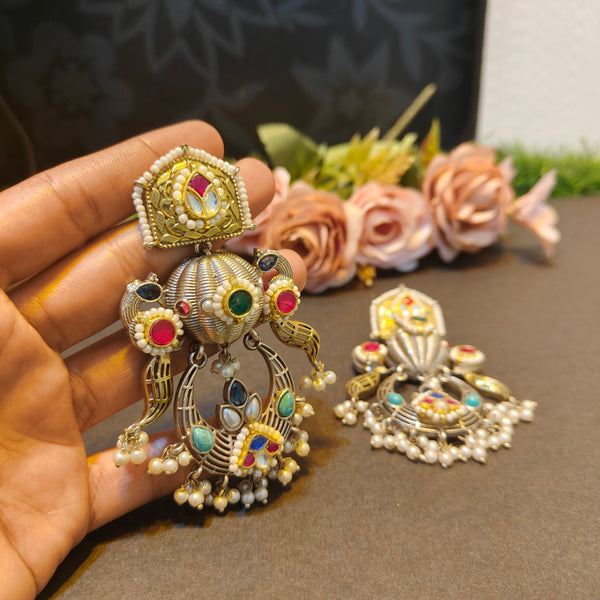DIANA PACHI KUNDAN EARINGS image 0
