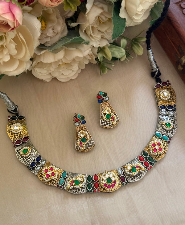 A-Kundan hasli necklace image 0