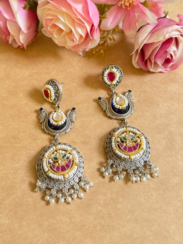 RUBARU PACHI KUNDAN EARINGS image 0
