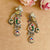 JEEVIKA PACHI KUNDAN EARINGS image 0