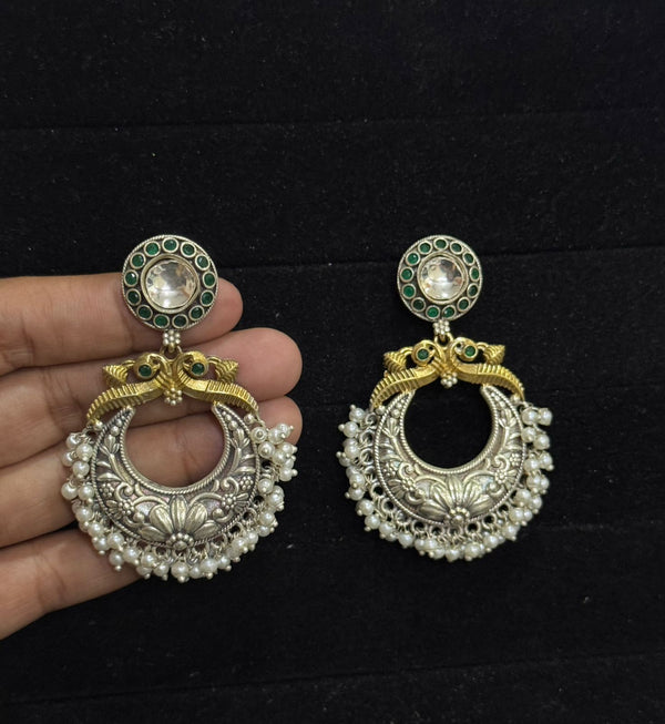 GERMAN SILVER EARINGS image 0