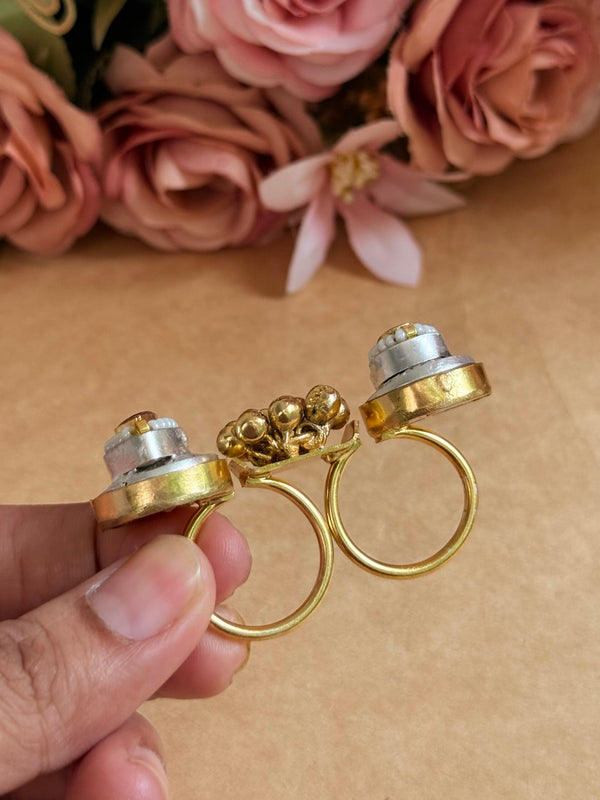 A-adjustable dual tone ring image 1