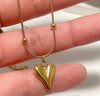A-Anti Tarnish Golden Chain Necklace with Pendant for GirlsWomen - Perfect for Gifting & for Parties & Special Occasions image 2
