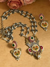 Moti Kundan long necklace image 2