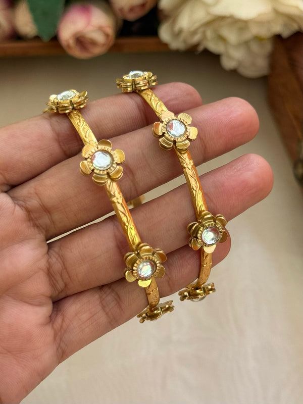 adjustable flower bangles image 0