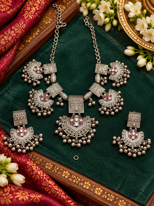 German silver necklace