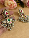 SAMSI PACHI KUNDAN EARINGS image 1