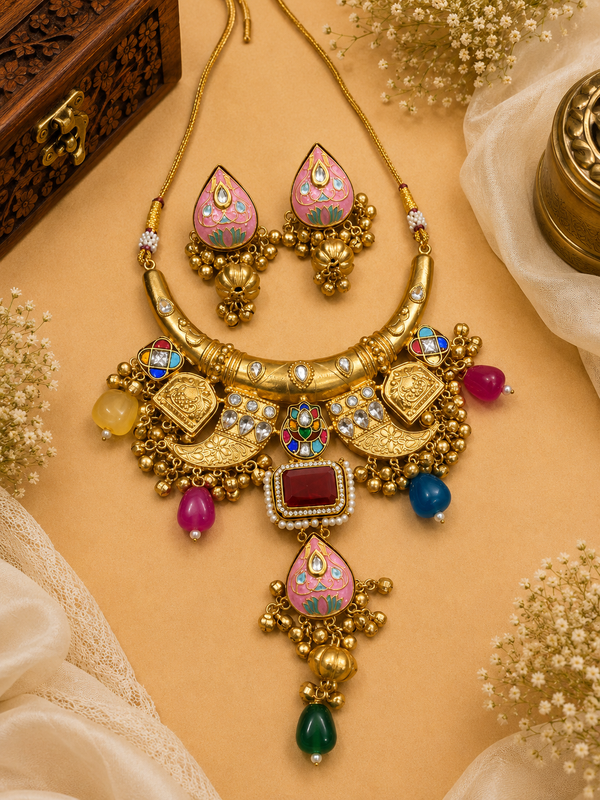 Fusion hasli necklace