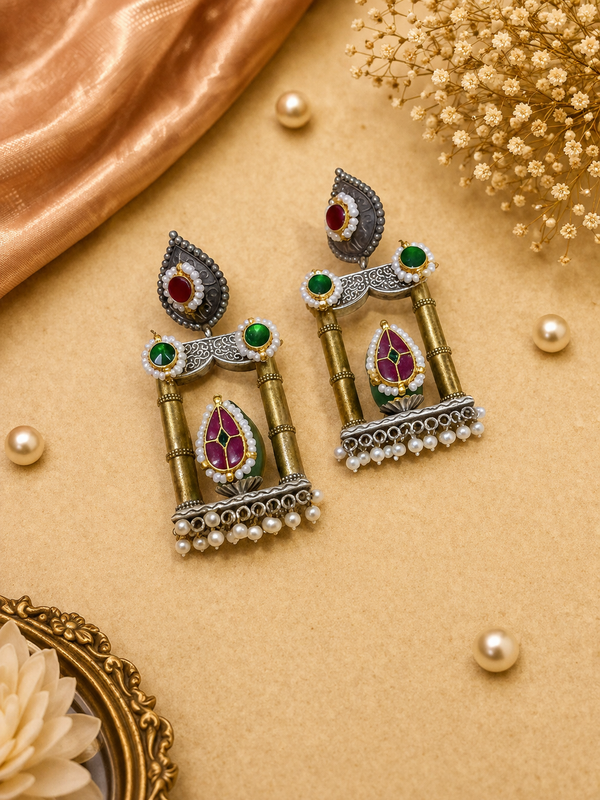 Kundan earrings