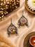NairaPachi Kundan hoop earrings