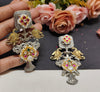 MASAKALI PACHI KUNDAN EARINGS image 0