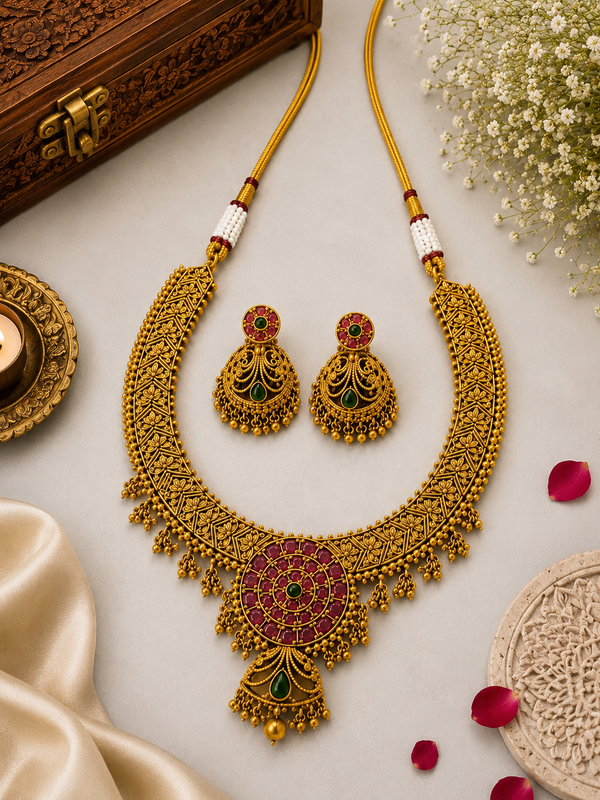 Golden necklace
