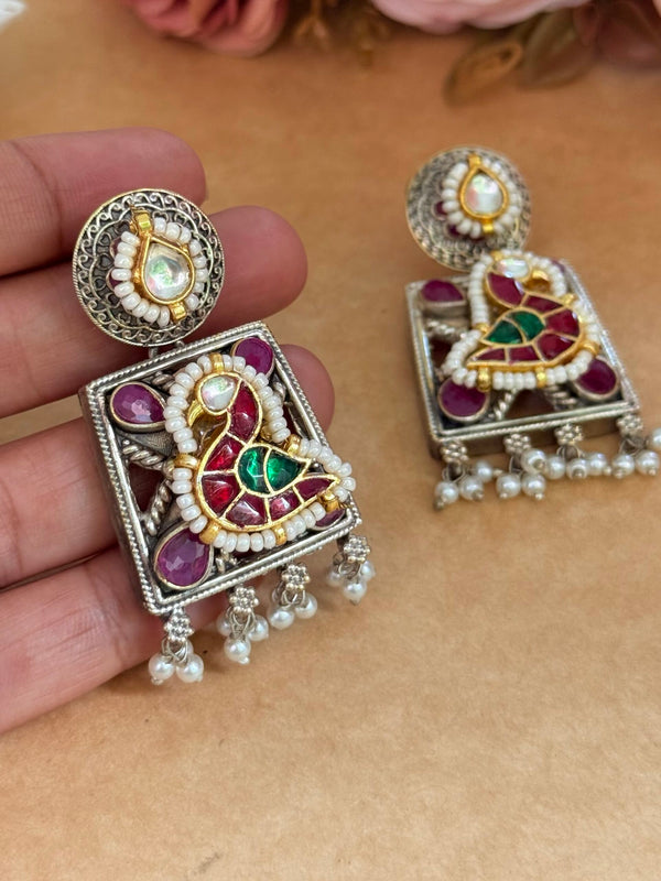 BATAK KUNDAN EARINGS image 1
