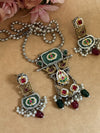 pachi Kundan long necklace image 0