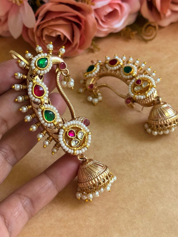 A-KESARIYA KUNDAN EARCUFF image 0