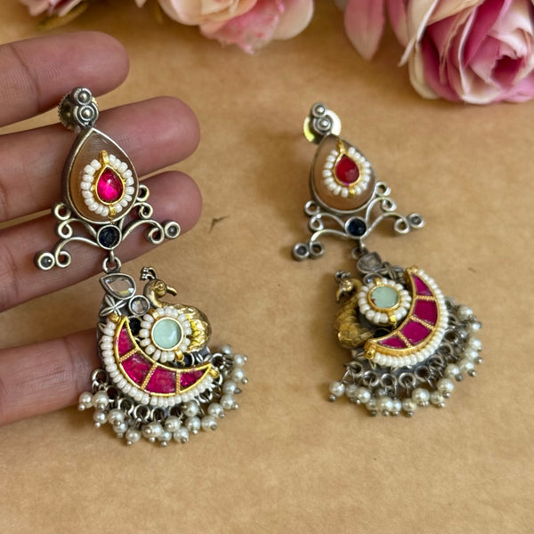 SAKRI PACHI KUNDAN EARINGS image 0