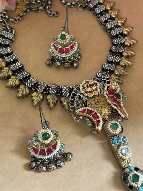 Kundan necklace image 1