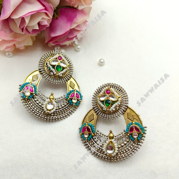 PACHI KUNDAN EARINGS image 0