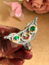 A-Kundan adjustable ring image 1