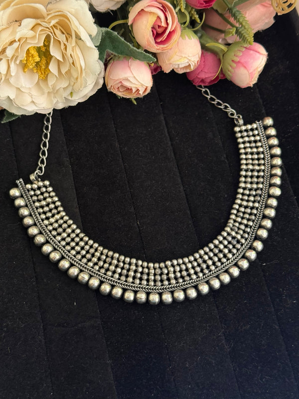 A-German silver choker image 0