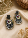 Khushbu Pachi Kundan earrings