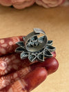 A-adjustable Kundan ring image 1