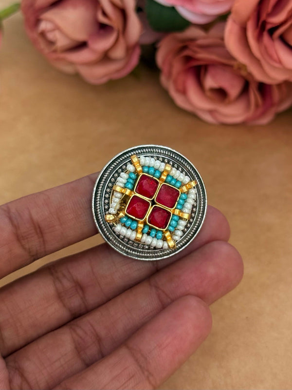 SAJNI KUNDAN RING image 1
