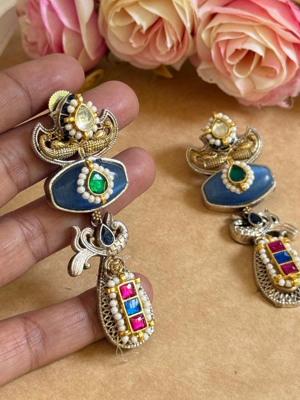 KARAM PACHI KUNDAN EARINGS image 0