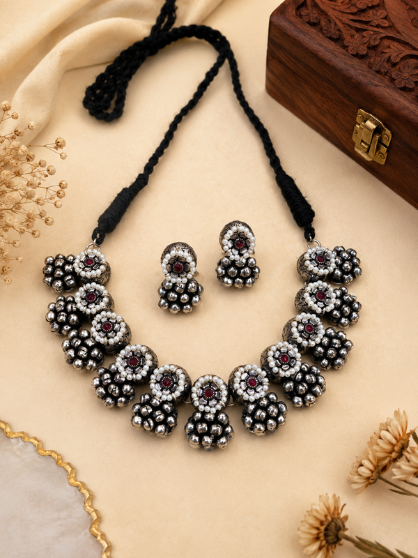 German silver necklace