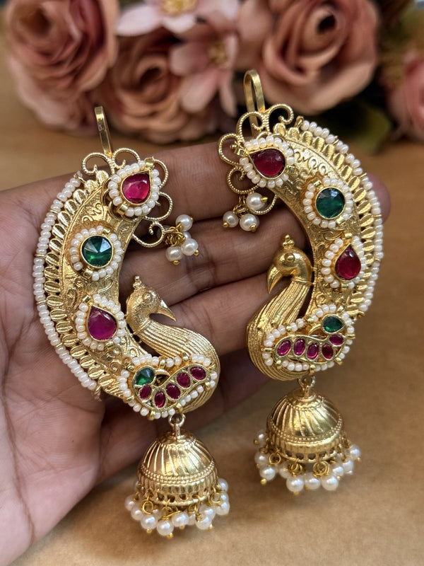 A-peacock ear cuff image 0