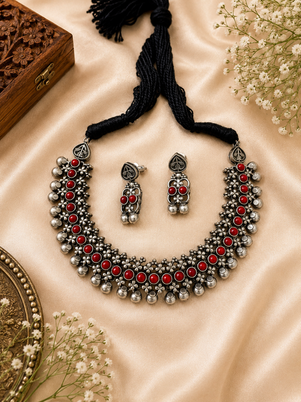 German silver necklace