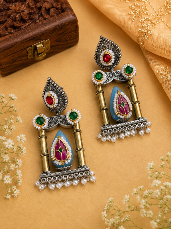 Kundan earrings