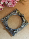 A-German silver kada pair image 0
