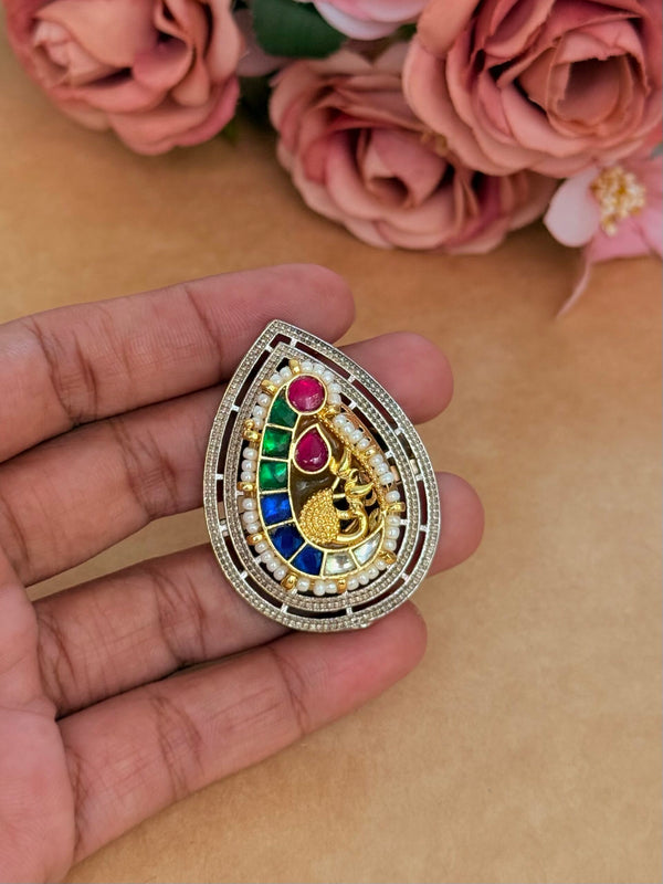 RAAZI KUNDAN RING image 0