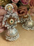 A-Yellow Sapphire (Manjapushyaragam) KUNDAN JHUMKAS image 0