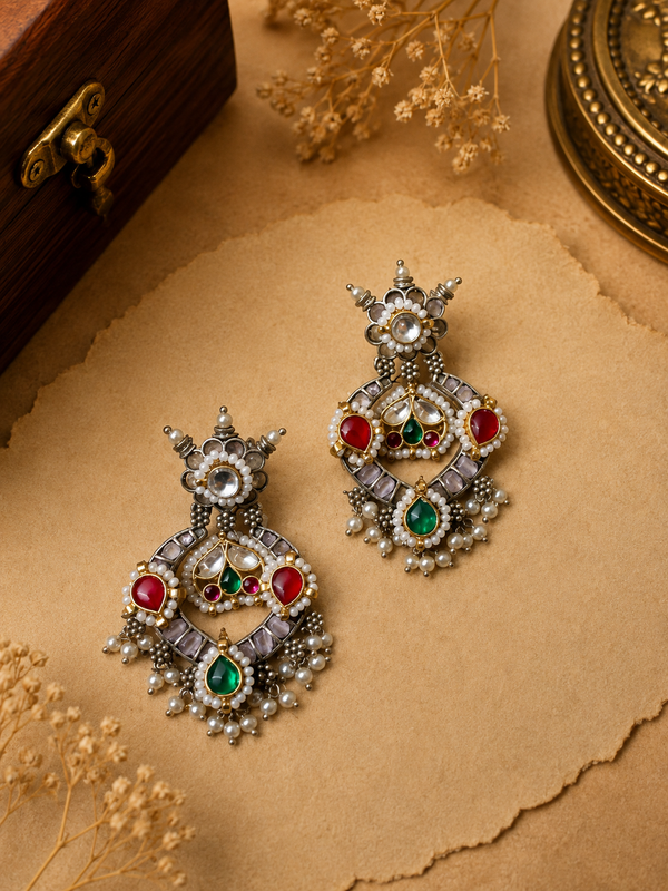Kundan earrings