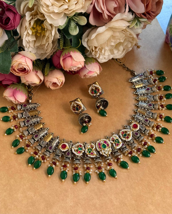 Kundan necklace image 1