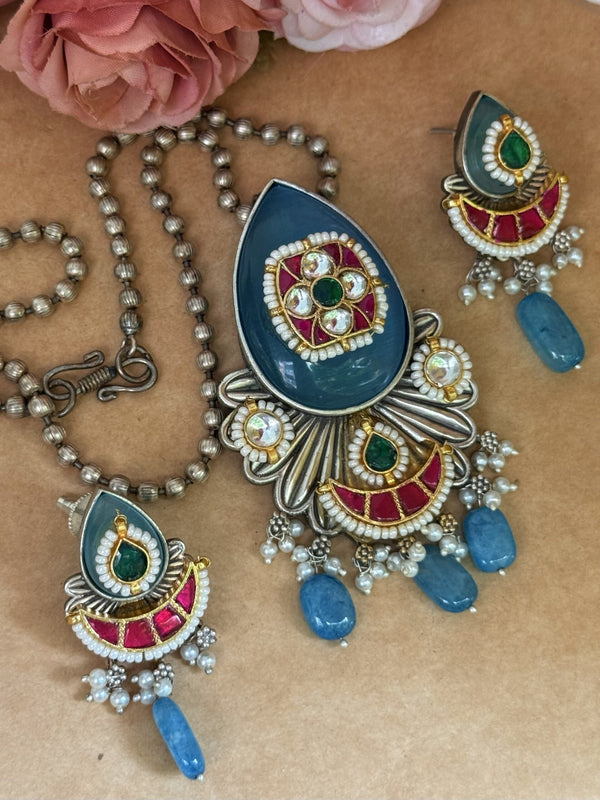 MALKI KUNDAN LONG NECKLACE image 0