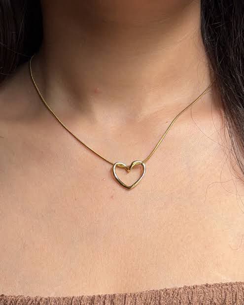A-Gold Star Engraved Pendant NecklaceMinimalist Charm for Everyday Elegance image 1