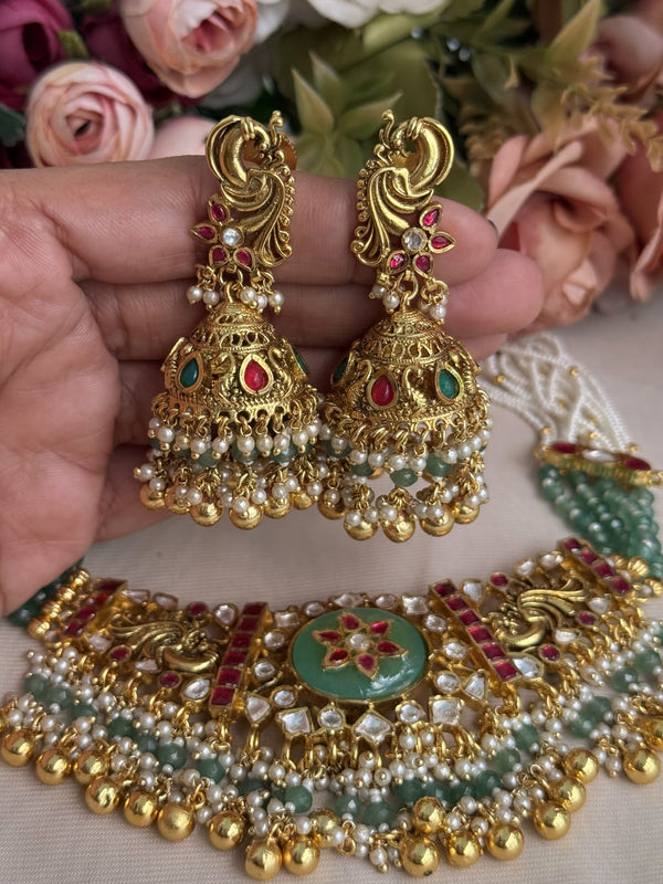 Pachi Kundan necklace image 0