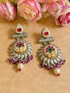 TEEJ PACKHI KUNDAN EARINGS image 0