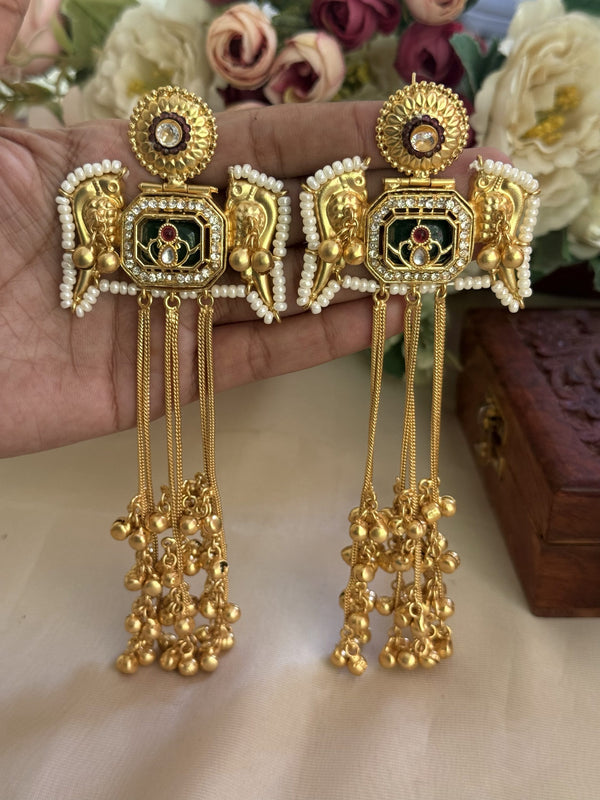 Bold and beautiful kashmiri earings image 0