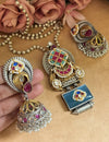 Kundan long necklace image 0