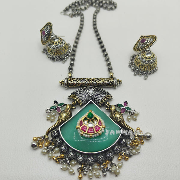 DUALTONE RUBY NECKLACE image 0
