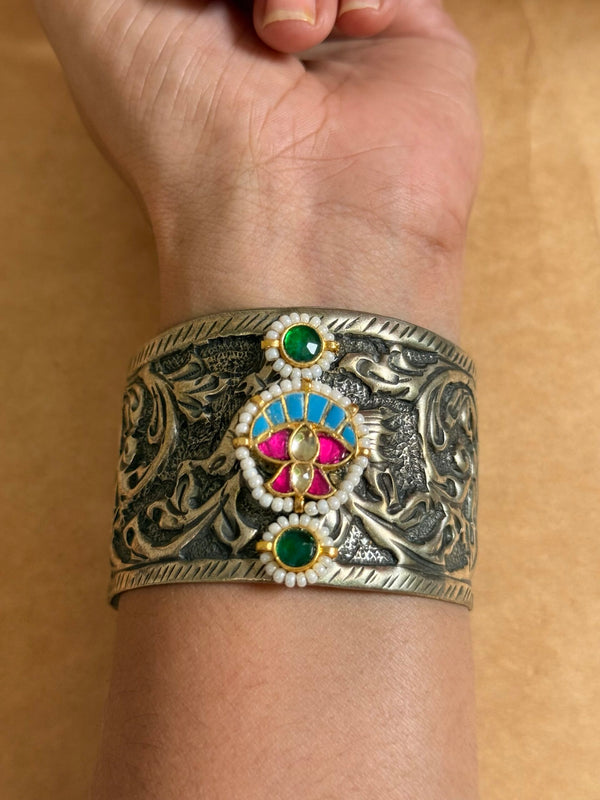 A-Kundan adjustable cuff PAIR image 1