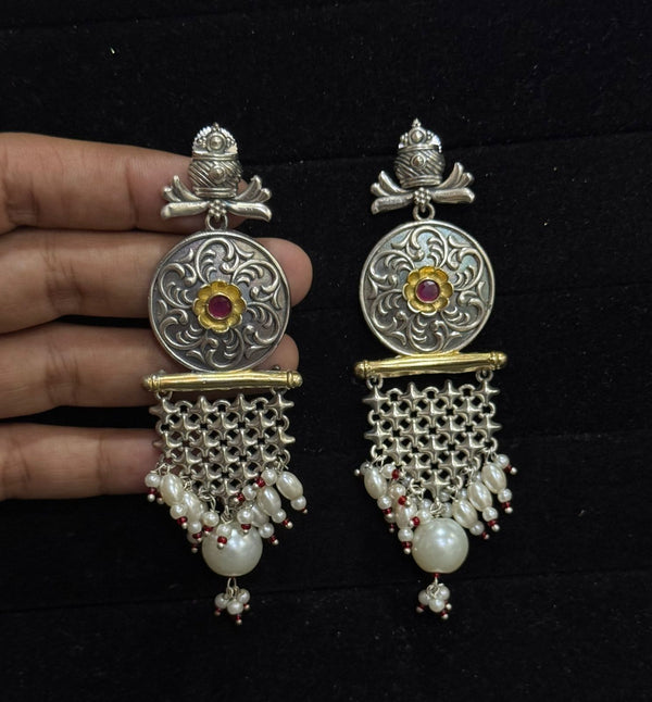 GERMAN SILVER EARINGS image 0