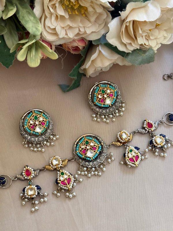 A-delicatepachi Kundan choker image 1