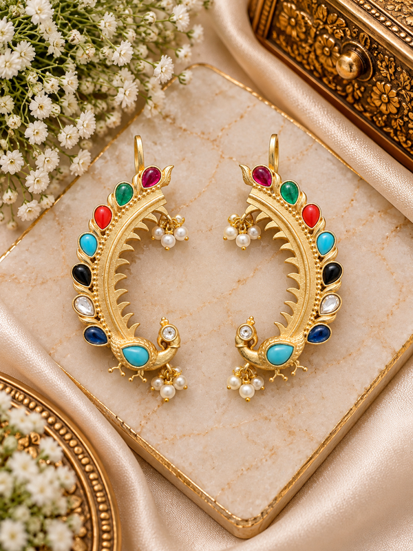 Peacock ear, cuff